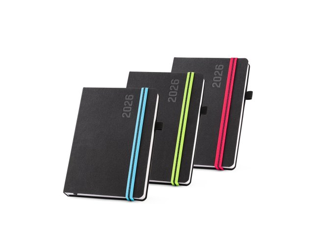 Agenda A5 em tecido polister