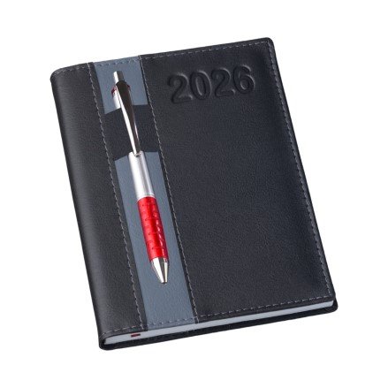 Agenda Vertical Preta