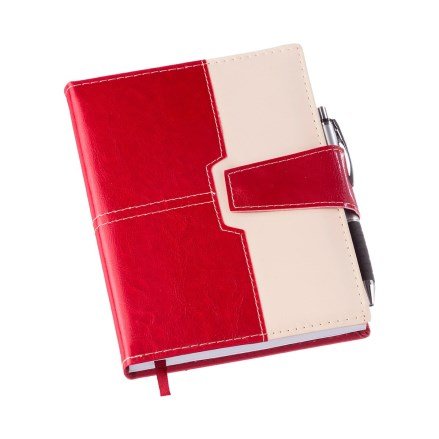 Agenda Executiva Vermelha c/ Fecho de Im e Sup. p/ Caneta