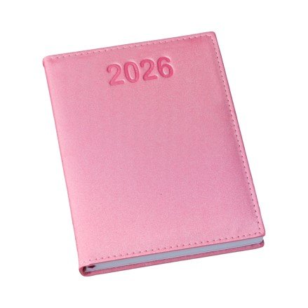 Agenda Metalizada Lisa Rosa