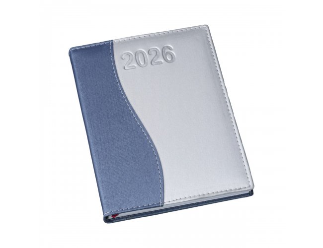 Agenda Metalizada "S" Azul