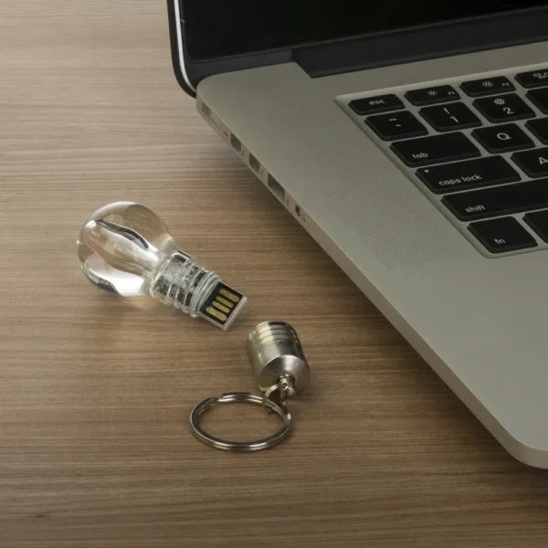 Pen Drive Formato Lâmpada 4gb Personalizado